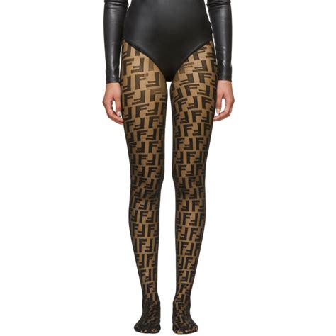 women's fendi tights|fendi sheer tights.